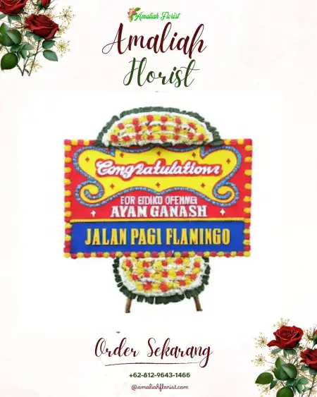 Sewa Papan Bunga Kebun Tebu